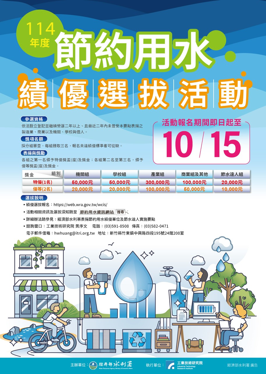 節約用水 績優選拔活動
